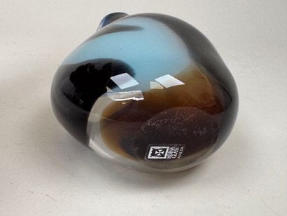 MDINA GLASS, Malte.
Vase de forme libre en...