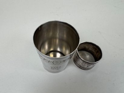 Lot en argent 950/1000, poinçon Minerve,...