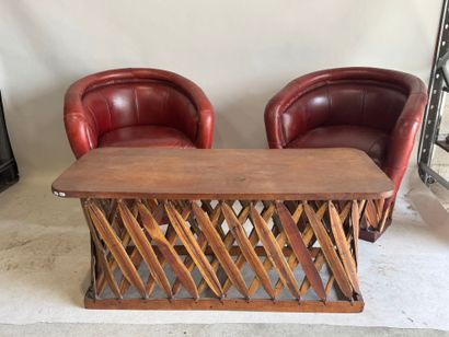 MEXICO.
Equipales.
Living room set in wood...