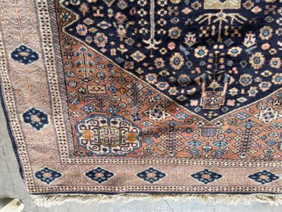 IRAN, 20th century.
Hand-knotted wool rug...