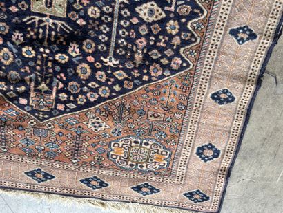 IRAN, 20th century.
Hand-knotted wool rug...