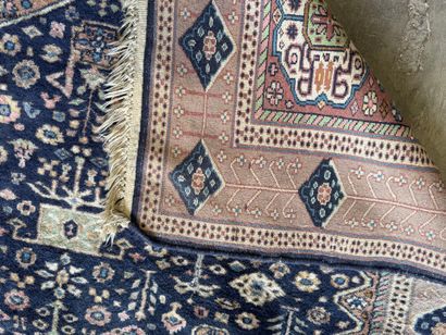 IRAN, 20th century.
Hand-knotted wool rug...
