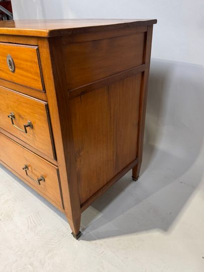 Louis XVI style cherrywood chest of drawers...