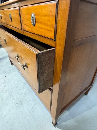 Louis XVI style cherrywood chest of drawers...