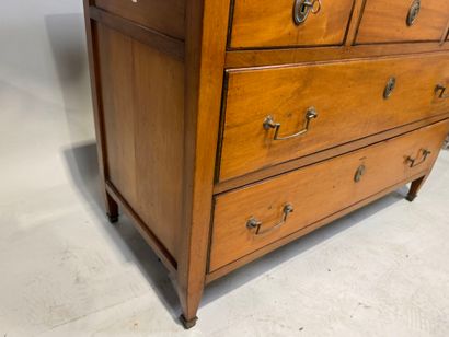 Louis XVI style cherrywood chest of drawers...