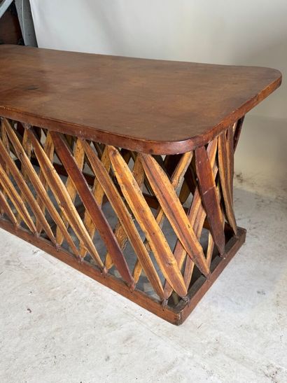 MEXICO.
Equipales.
Living room set in wood...