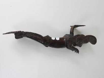 NEPAL, fin XIXe - XXe.
Élément de poignée...