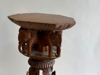 ASIA, 20th century.
Pair of octagonal tripod...