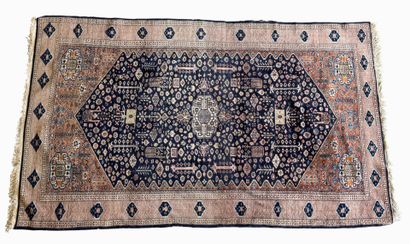IRAN, 20th century.
Hand-knotted wool rug...