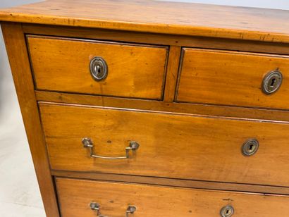 Louis XVI style cherrywood chest of drawers...