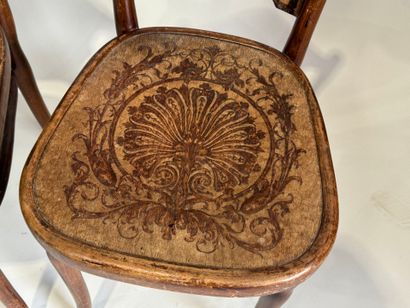 Jacob & Joseph KOHN.
Paire de chaises en...