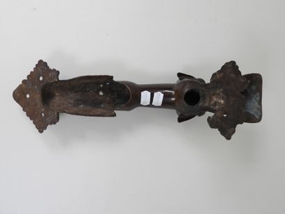 NEPAL, fin XIXe - XXe.
Élément de poignée...