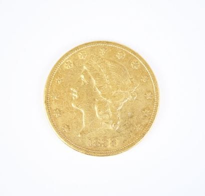 Pièce de 20 dollars US en or, Liberty, 1898,...