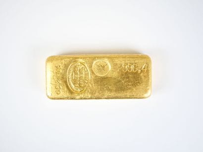 Lingot en or jaune d'1 kg (996,4 g), numéroté...
