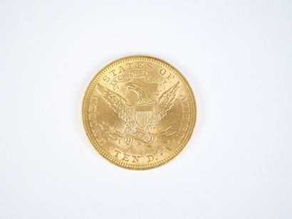 Pièce de 10 dollars US en or, Liberty, 1893,...