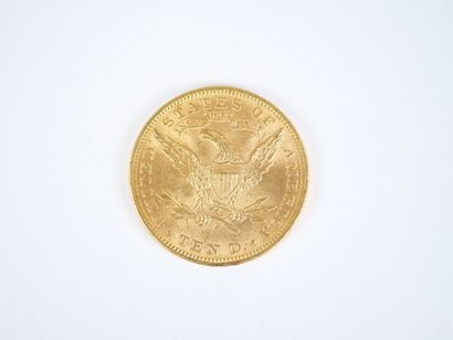 Pièce de 10 dollars US en or, Liberty, 1893,...