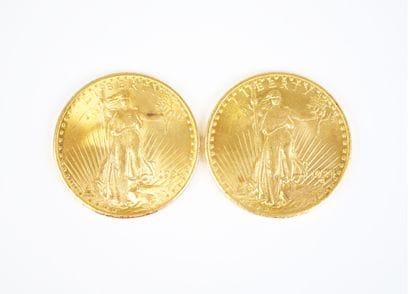 Pièce de 20 dollars US en or, Saint Gaudens,...