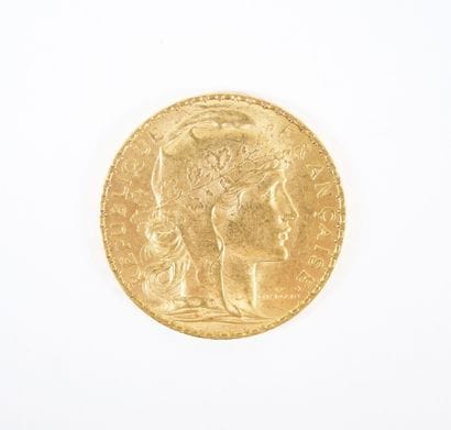 Pièce de 20 francs en or, Marianne, 1899...