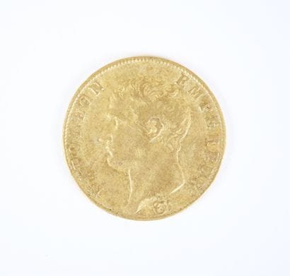 Pièce de 40 francs en or, Napoléon Empereur...