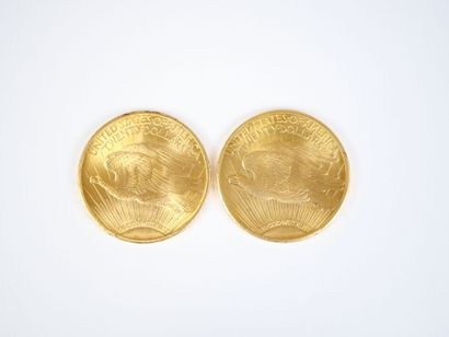 Pièce de 20 dollars US en or, Saint Gaudens,...