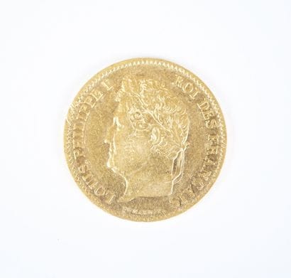 Pièce de 40 francs en or, Louis Philippe...