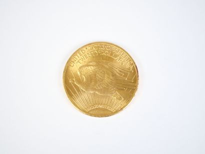 Pièce de 20 dollars US en or, Saint Gaudens,...