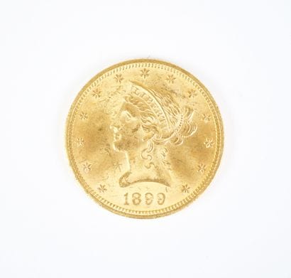 Pièce de 10 dollars US en or, Liberty, 1899,...
