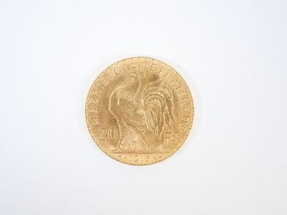 Pièce de 20 francs en or, Marianne, 1913...