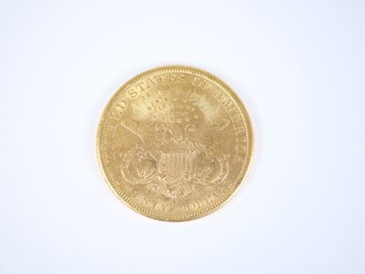 Pièce de 20 dollars US en or, Liberty, 1883,...
