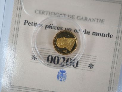 Ensemble de cinq pièces commémoratives en...