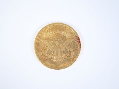 Pièce de 20 dollars US en or, Liberty, 1878,...