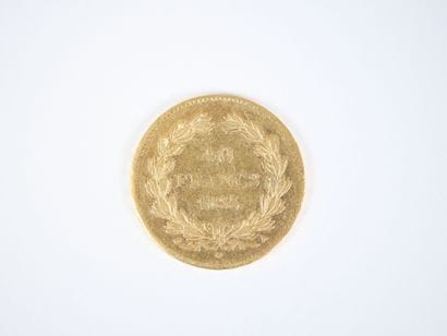 Pièce de 40 francs en or, Louis Philippe...
