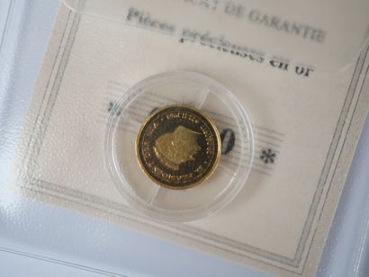Ensemble de cinq pièces commémoratives en...