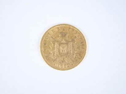 Pièce de 20 francs en or, Napoléon III tête...
