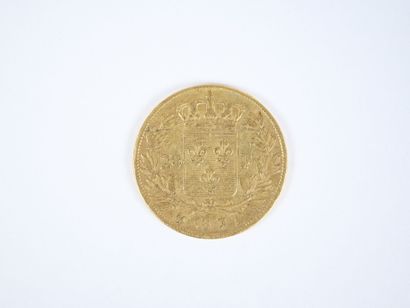 Pièce de 20 francs en or, Louis XVIII, Roi...