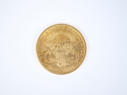 Pièce de 20 dollars US en or, Liberty, 1879,...
