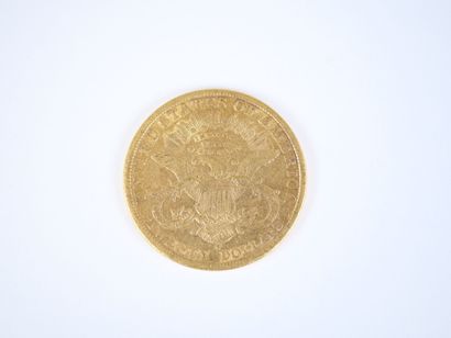 Pièce de 20 dollars US en or, Liberty, 1898,...