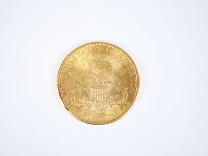 Pièce de 20 dollars US en or, Liberty, 1900,...