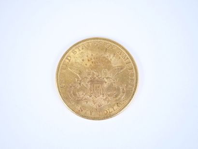 Pièce de 20 dollars US en or, Liberty, 1885,...