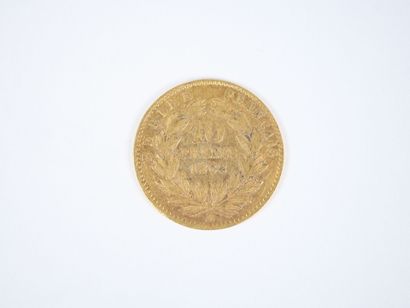 Pièce de 10 francs en or, Napoléon III tête...