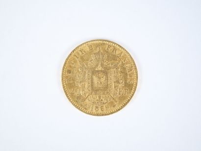 Pièce de 20 francs en or, Napoléon III tête...