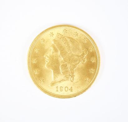 Pièce de 20 dollars US en or, Liberty, 1...