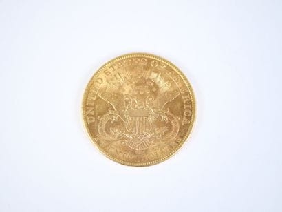 Pièce de 20 dollars US en or, Liberty, 1904,...