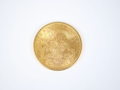 Pièce de 20 dollars US en or, Liberty, 1882,...