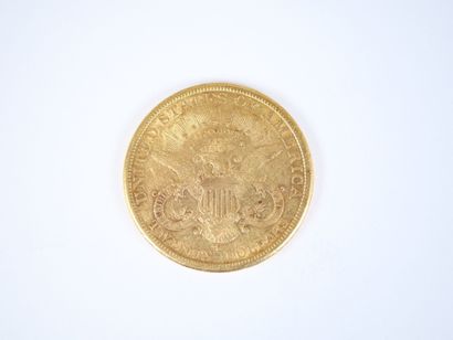 Pièce de 20 dollars US en or, Liberty, 1885,...