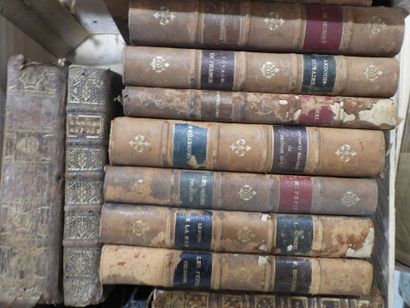 RELIURES- SCIENCES 
19 vol. in-12 en reliure...