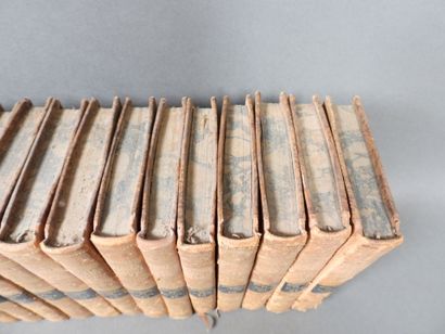 Approximately 22 16mo volumes in half-leather...
