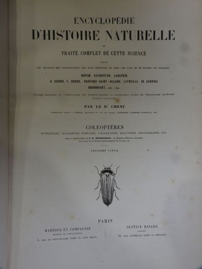 [ENTOMOLOGY]
13 volumes from the 19th century...