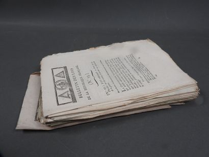 [REVOLUTION]
Bulletin des lois
Env. 25 brochures...