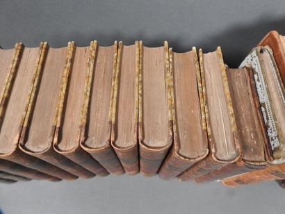 Approximately 18 volumes in 19th-century...
